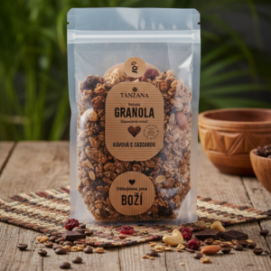 Božská GRANOLA – kávová s Cascarou (TANZANA) 250g